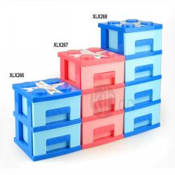 積木小層柜（正方2小、3