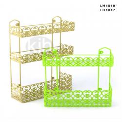 雕花方型二層、三層架