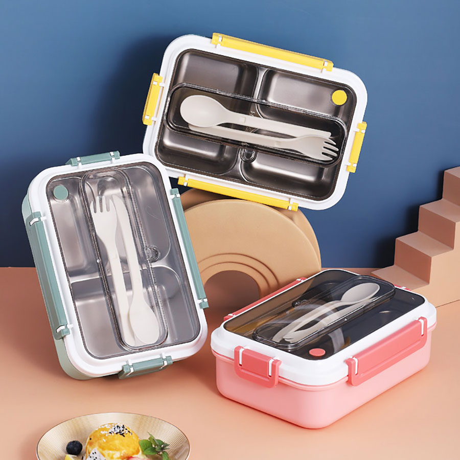 風味餐具格不銹鋼四扣